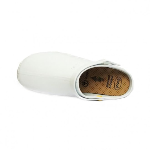 Scholl Evo TPR Clog - Vit - Uttagbar innersula - Stötdämpning - Anatomisk design Vit 37