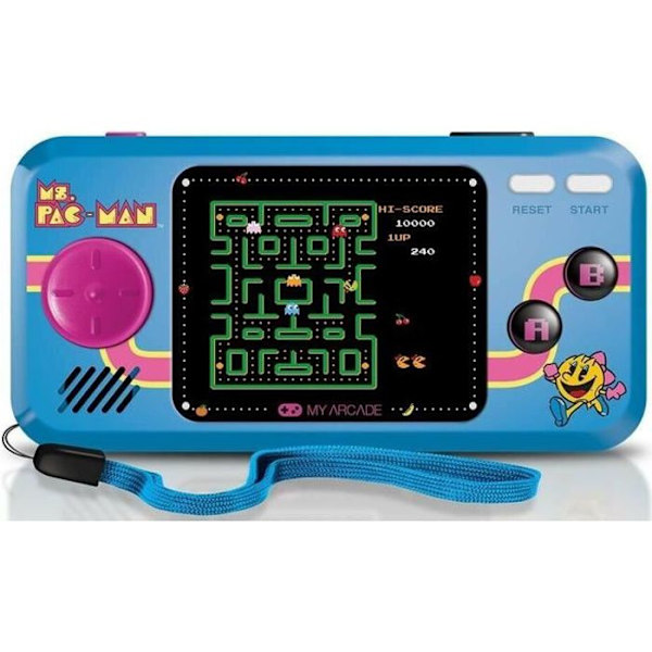 Console Portable Pocket Player - My Arcade - Ms PAC-MAN Svart