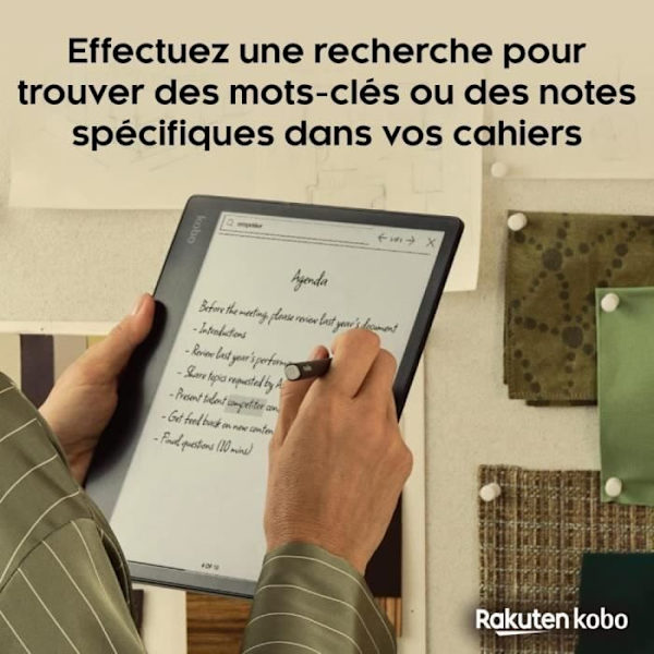 Liseuse Kobo Elipsa 2E av Fnac – 10,3" pekskärm – Stylus ingår – WiFi – eBook-läsare