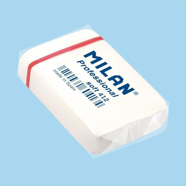 Gomme - MILAN - Professionell Soft 412 - Flerfärgad - 5,2 x 3,5 x 1,3 cm - Mixad