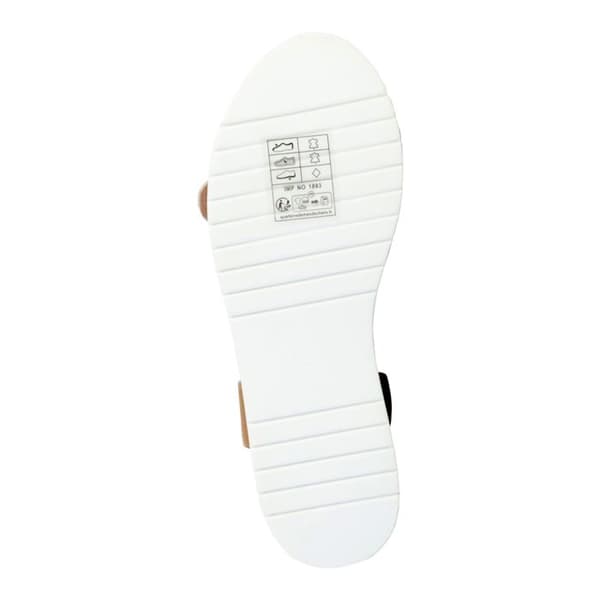 Alénoa TDF Läder Platt Sandal - Platina Camel Platin Kamel 38
