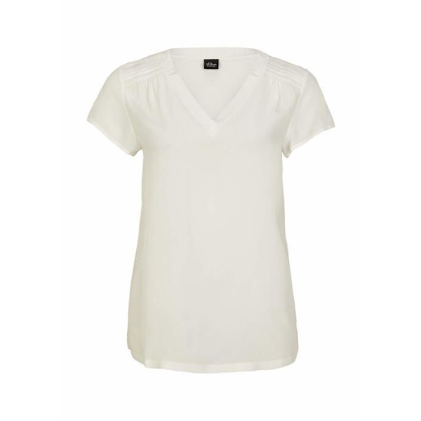 S.oliver black label t-shirt - 150.10.103.12.130.2061316 - T-shirt dam Grädde 36