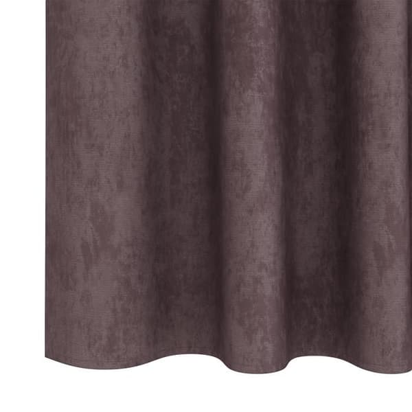 Gardiner - Brun - 140x140 cm - Öglor - Genomskinlig - Polyester brun