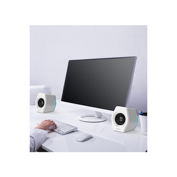 Office 2.0-högtalare - Edifier - G2000 - Bluetooth - RGB - 16 W RMS Vit