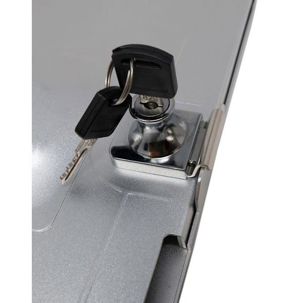 PC-stöd - Systems surfplatta-stöd - 80620338 - Låsbart bordsstöd för Microsoft Surface Go 2 och 3 i grått