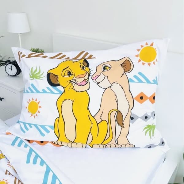 Barnsängkläder - GENERISK - Simba - 140x200 cm - 100% bomull - OEKO-TEX mångfärgad