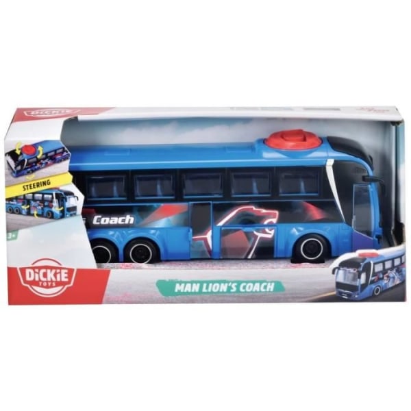 Leksak - DICKIE TOYS - Coach MAN Lion - Vit/Blå - Interiör - Från 3 år Blå