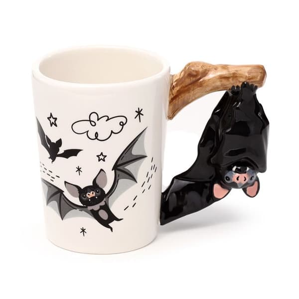 Mugg - fladdermus Puckator Vit