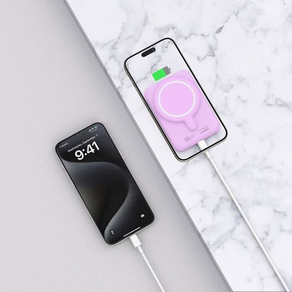 Batteri Extern Tech-Protect Pb10 Lifemag Magsafe 5 000 Mah Lilas