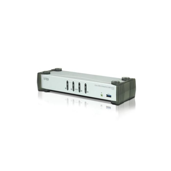 KVM-switch - ATEN - CS1914 - 4 portar - Ljud - USB - 1 lokal användare