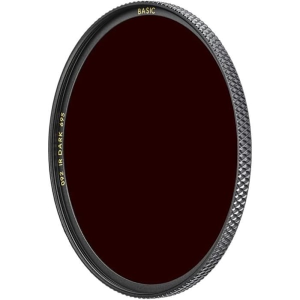 Infrarödfilter - BW - 092 Basic - 67 mm - Högt kontrast - Kompatibel med digitalkameror