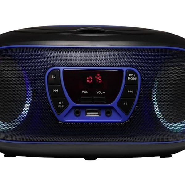 Radio-CD-spelare - Denver - TCL-212BT - Bluetooth - AUX - USB - FM blå