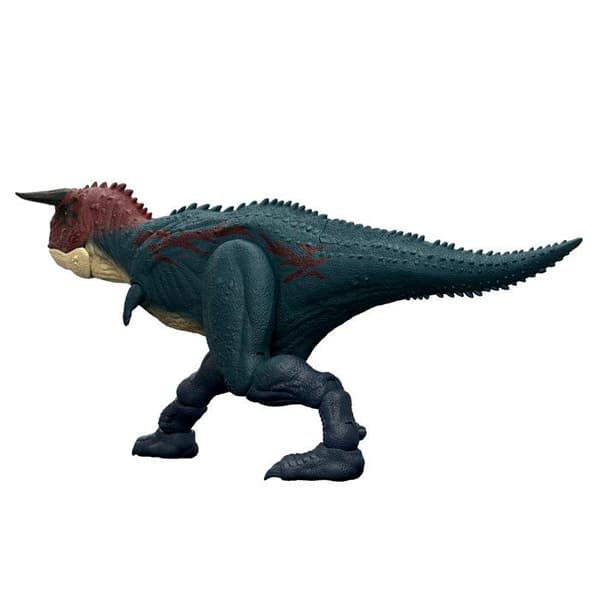 Motoriserad figur - JURASSIC WORLD - JKG85 - Charge N Chomp Carnotaurus - Springa och bita - Ljud av vrål