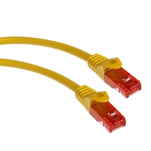 Patchkabel RJ45 Cat6 UTP Ethernet 1 m gul Maclean MCTV-301Y