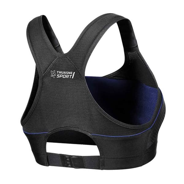 Brassière Top Strap X-Back Thuasne 2019 - svart/blå Svart blå 95E