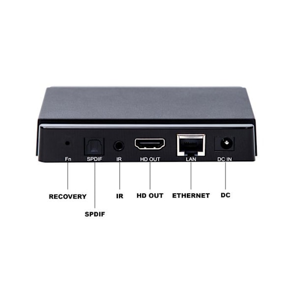 Multimedia mottagare 4K - QVIART - OGA - Android 9 - UHD 2160p - Bluetooth 5.1