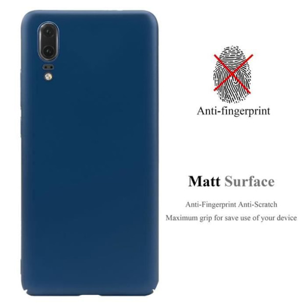 Cadorabo Fodral till Huawei P20 - i blått - styvt hårt plastskydd