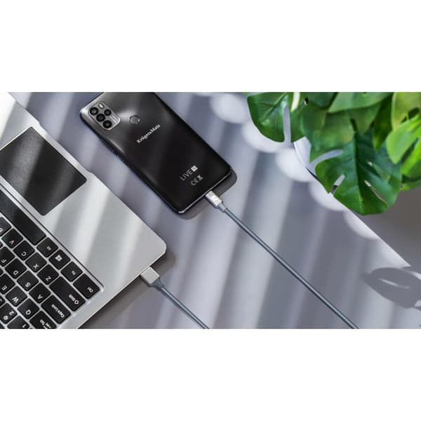 USB-kabel - micro USB 2 m PD Snabbladdning QC3.0 Rebel