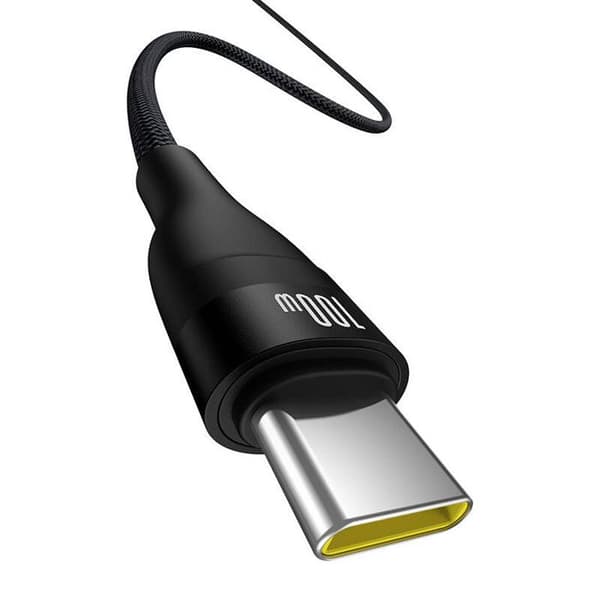 USB-kabel till USB-C - BASEUS - Flash 2 - 100 W - 2 m - Ultra-snabb laddning