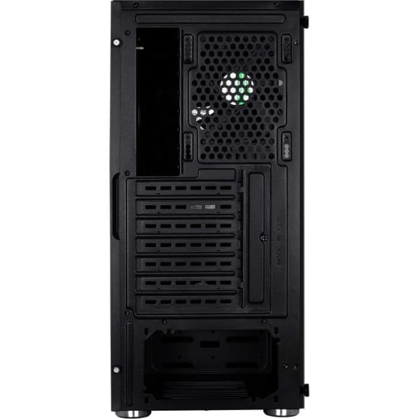 Aerocool Quartz REVO, Midi-Tower Case, PC, Stål, ATX, Micro-ATX, Mini-ITX, Svart, Gaming