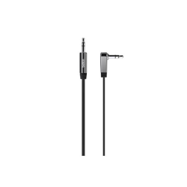 BELKIN vinklad 3,5 mm jackkabel svart