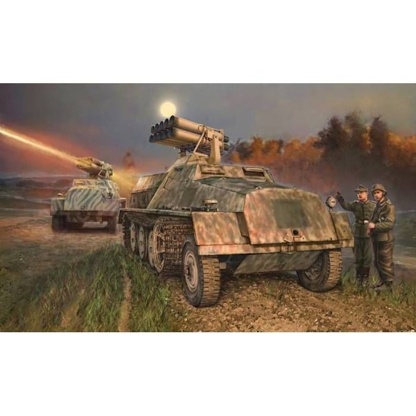 Maquette - ITALERI - Panzerwerfer 42 - 1:35 - Plast - Grå - För Vuxna