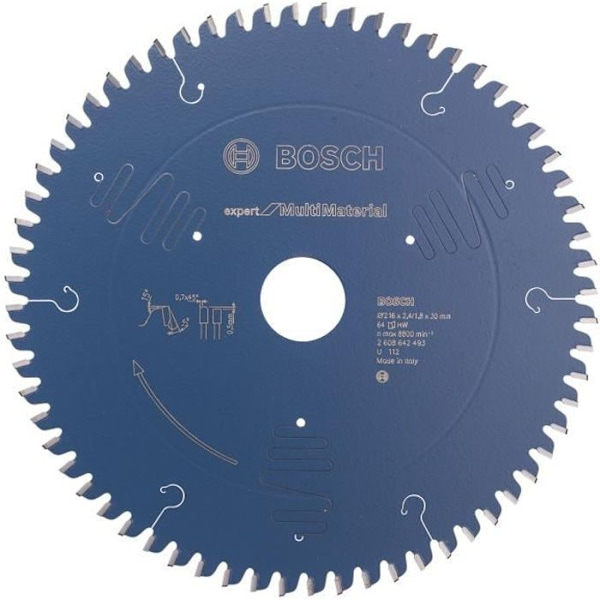 Cirkelsågblad för trä - BOSCH EXPERT - 216x30x2,4 mm - 64 tänder