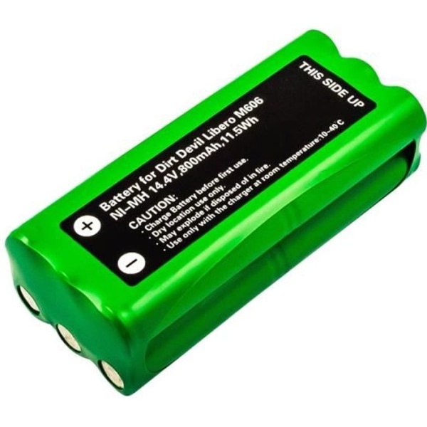 Batteri - MicroBattery - Robotdammsugare - NiMH 800 mAh - Grön färg - Tillbehör
