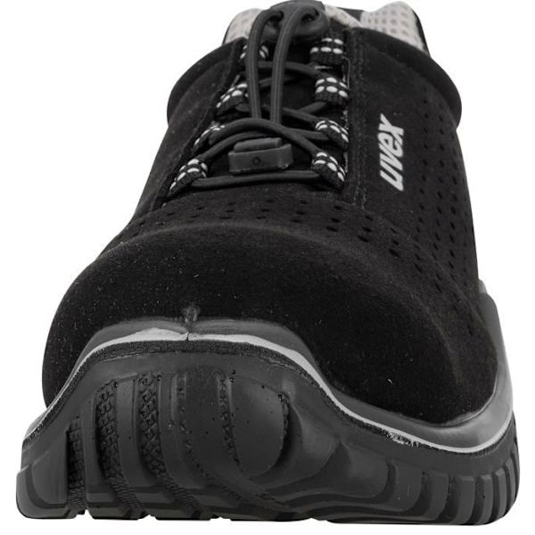 Uvex - 6989847Schwarz-Silber - Arbetsskor i rörelsestil - S1 SRC ESD - Skyddsskor för män och kvinnor Svart 47