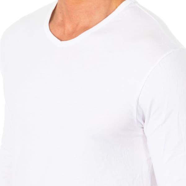 T-shirt herr långärmad X-Temp A0DGQ-Vit Vit M