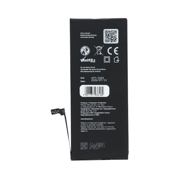 BATTERI iPhone 6 Plus 2915 mAh Polymer Blue Star HQ