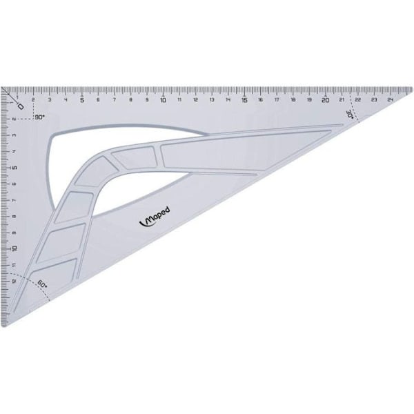 Kartlagd geometrisk kvadrat 60 grader, längd …