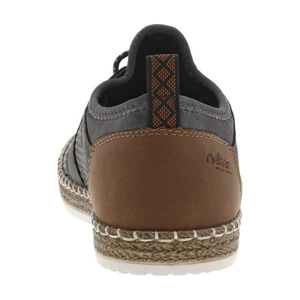 Sneakers med platt klack antracit 44