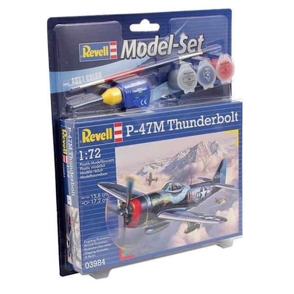 REVELL Model-Set P-47M Thunderbolt - Pojke - Från 10 år Flerfärgad