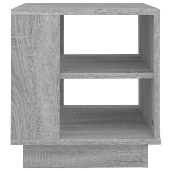 vidaXL Sonoma Soffbord Grå 40x40x43 cm Konstruerat trä Grå
