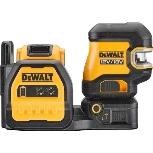 Längd (telemetermätare - laser mätare) Dewalt - DCE822D1G18-QW - .LINJALASER 12/18V DCE822D1G18 GRÖN + 2 PUNKTER 1x2.0Ah