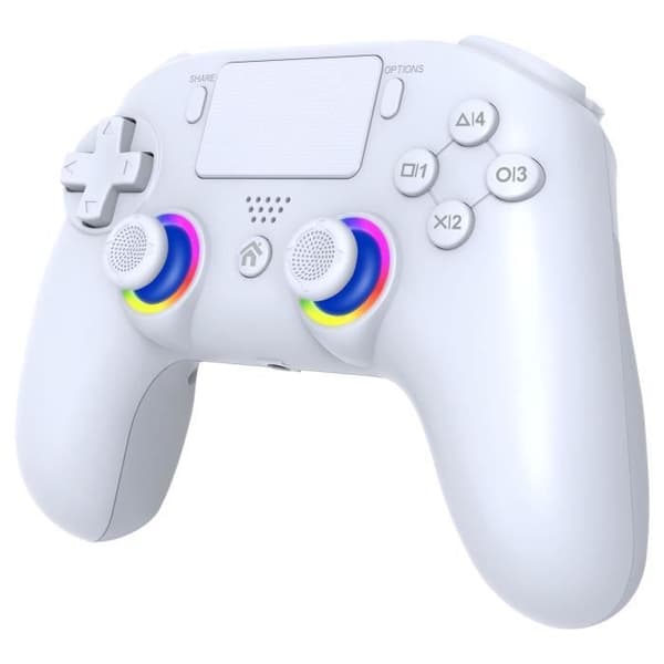 Manett - PS5 PC - Trådlös - LED RGB Vit