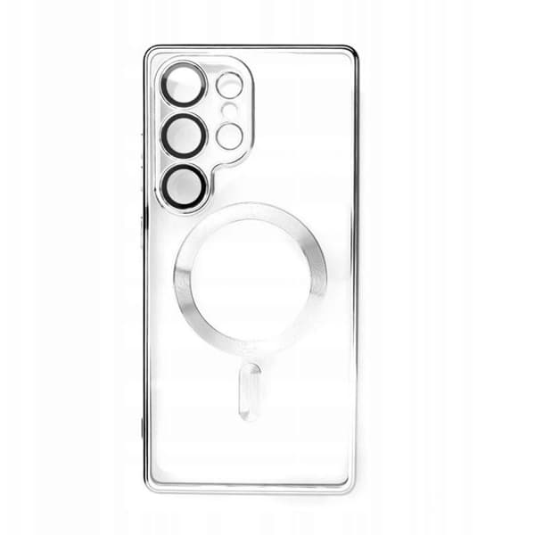 Hurtel Galvaniserad skal med MagSafe för iPhone 16e silver