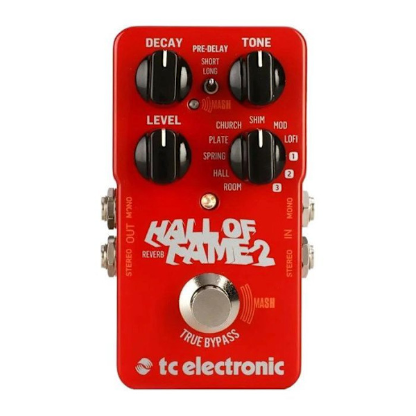 Tc elektronisk effektpedal - 34000133 - Hall of Fame 2 Reverb - Gitarreneffekt ()