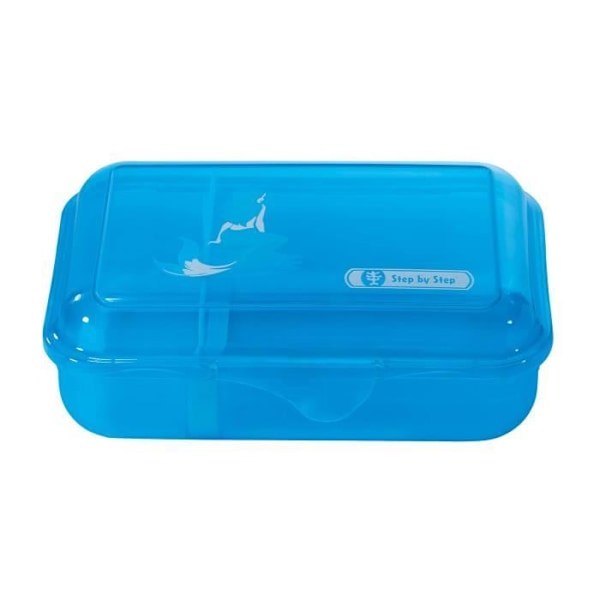 Lunchbox - Steg för steg - Sjöjungfru Bella - Avtagbar avdelare - Diskmaskinstålig - Barn Blå