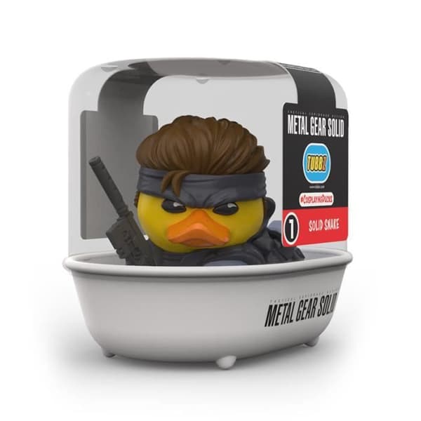 Solid Snake Metal Gear Solid Bath Duck - TUBBZ - 9cm Flerfärgad