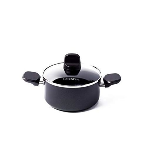 GreenPan Memphis Pot and Pan Set - 100 % PFOA/PFA-fri - Hälsosam keramisk nonstick-beläggning - för