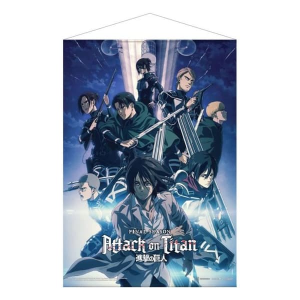 ATTACK ON TITAN: THE FINAL SEASON WALLSCROLL DEL 1 KEY VISUAL 2 50