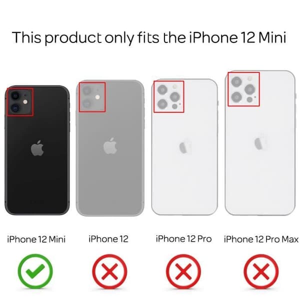 Härdat Glas (4x) & Applicerare för iPhone 12 Mini – NALIA – Heltäckande Skärmskydd, Screen Protector 9H, Installationskit