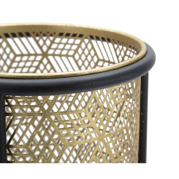 Metallväxtstöd Doppio 23 x 80 cm Svart guld