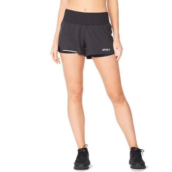 2-i-1 Aero 3-tums atletiska shorts för kvinnor - 2XU - Svart - Storlek XL Svart XL