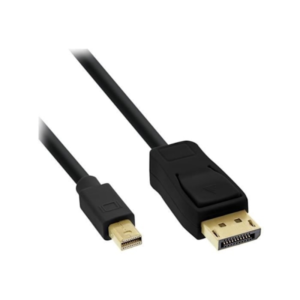 InLine DisplayPort-kabel Mini DisplayPort (M) till DisplayPort (M) 1,5 m svart