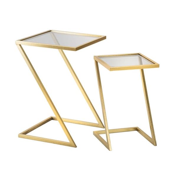Soffbord Mauro Ferretti Z (x2) guld-