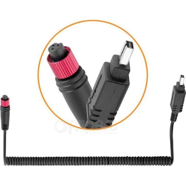 Kabel - anslutning - fotoadapter - optisk Yongnuo Synchroniseringskabel LSO21-N2 för Nikon