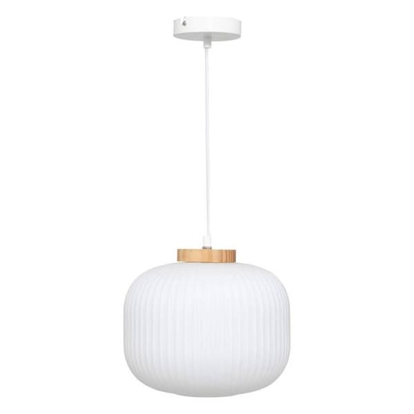 Hängande glas "Travis" vit D25cm - Atmosphera Inredningsdesigner Vit